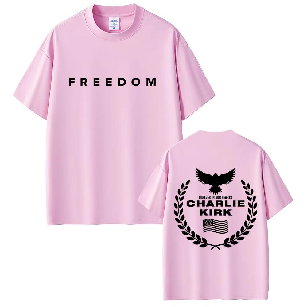 Charlie Kirk Freedom Same Style Print Tshirt Unisex Tribute Memorial American Hero Shortsleeved top Male Patriotic Activism Top 4XL
Charlie Kirk Freedom Same Style Print Tshirt Unisex Tribute Memorial American Hero Shortsleeved top Male Patriotic Activism Top 4XL