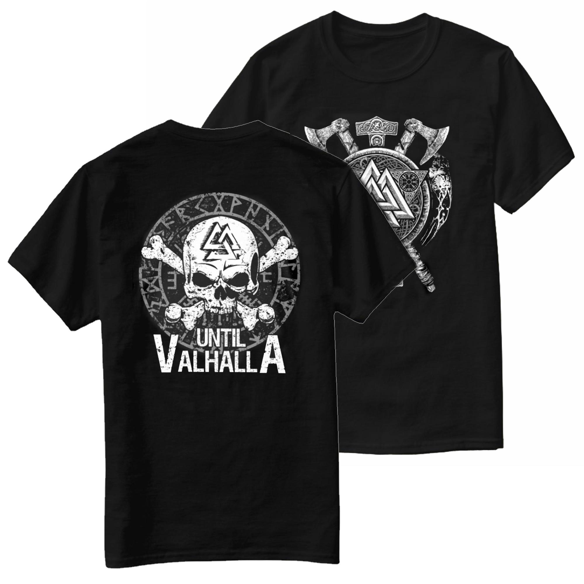 Nordic Warrior Axe Mjolnir Valknut Runes Norse Myth Symbol TShirt New 100 Cotton ONeck Short Sleeve Casual Mens Tshirt 4XL
Nordic Warrior Axe Mjolnir Valknut Runes Norse Myth Symbol TShirt New 100 Cotton ONeck Short Sleeve Casual Mens Tshirt 4XL