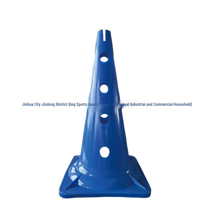 52cm Hole-Punched Marker Cones: Football Training Obstacle Equipment
52cm Hole-Punched Marker Cones: Football Training Obstacle Equipment