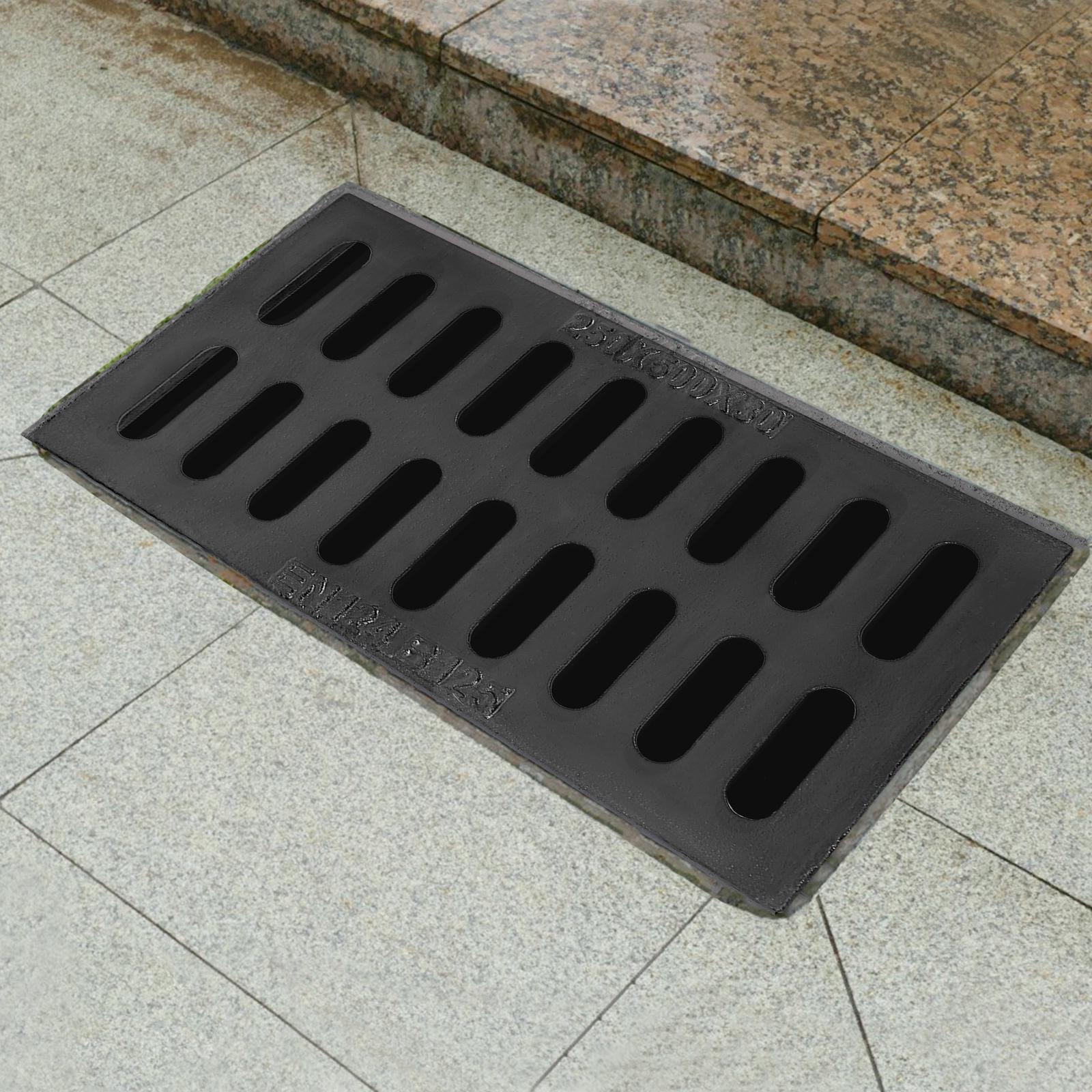 Металлическая прямоугольная дренажная решетка с пазами с несущей способностью 2 т, уличная крышка для канализации для дворов, садов, парковок чёрный
Металлическая прямоугольная дренажная решетка с пазами с несущей способностью 2 т, уличная крышка для канализации для дворов, садов, парковок чёрный