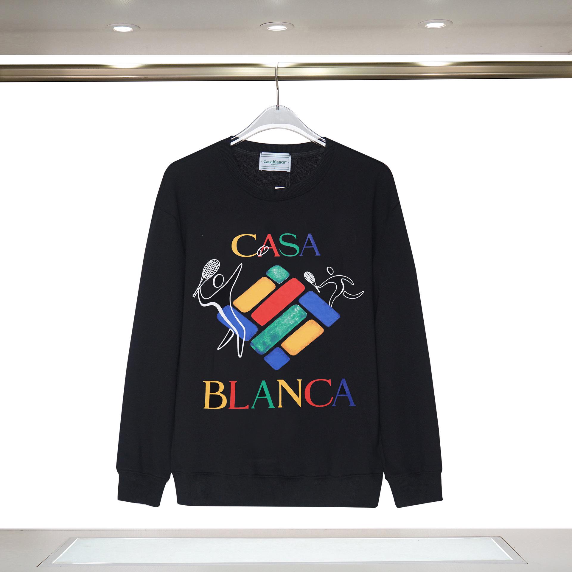 Casablanca Autumn/Winter Celebrity Round Neck Hoodie with Letter Logo Print Large
Casablanca Autumn/Winter Celebrity Round Neck Hoodie with Letter Logo Print Large