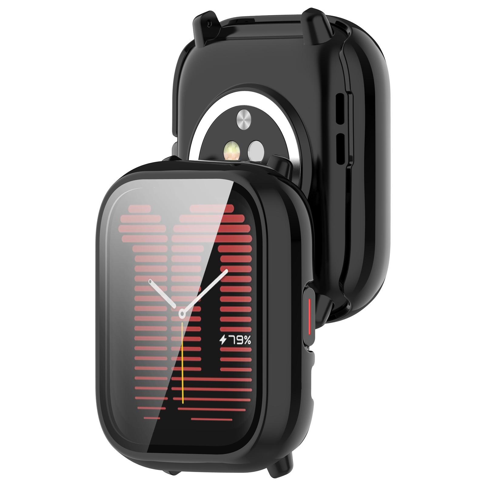 Чохол для ПК + Скло для Huami Amazfit Active A2211 Захисна кришка екрана з рамкою з загартованого скла Amazfit Active чорний
Чохол для ПК + Скло для Huami Amazfit Active A2211 Захисна кришка екрана з рамкою з загартованого скла Amazfit Active чорний