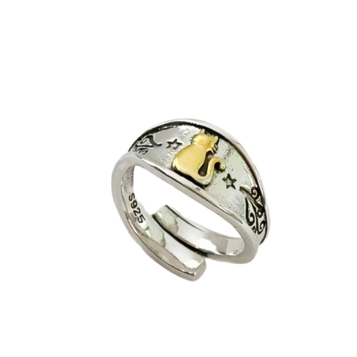 Creative Personalized Cat Ring for Men & Women Students - Index Finger Fashion Jewelry Adjustable
Creative Personalized Cat Ring for Men & Women Students - Index Finger Fashion Jewelry Adjustable