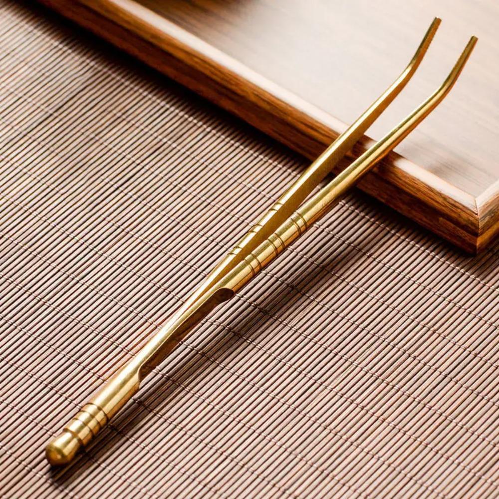 with Tea Knife Brass Tea Clip Non-slip Tea Tweezers Tea Utensil Tea Cup Tongs Teahouse
with Tea Knife Brass Tea Clip Non-slip Tea Tweezers Tea Utensil Tea Cup Tongs Teahouse