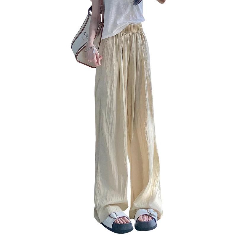 Wide-leg Pants for Women In Spring and Summer Thin High Waist Slimming Drooping Cotton Linen Cool Casual Sun Protection Lazy Style S
Wide-leg Pants for Women In Spring and Summer Thin High Waist Slimming Drooping Cotton Linen Cool Casual Sun Protection Lazy Style S