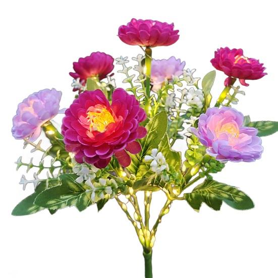 Yousheng Artificial Snow Lotus Solar Light with Stake Weather-proof Outdoor Garden Yard Pathway Patio Yard Lawn 7 Head Faux Flower LED Decoration Lamp
Yousheng Artificial Snow Lotus Solar Light with Stake Weather-proof Outdoor Garden Yard Pathway Patio Yard Lawn 7 Head Faux Flower LED Decoration Lamp