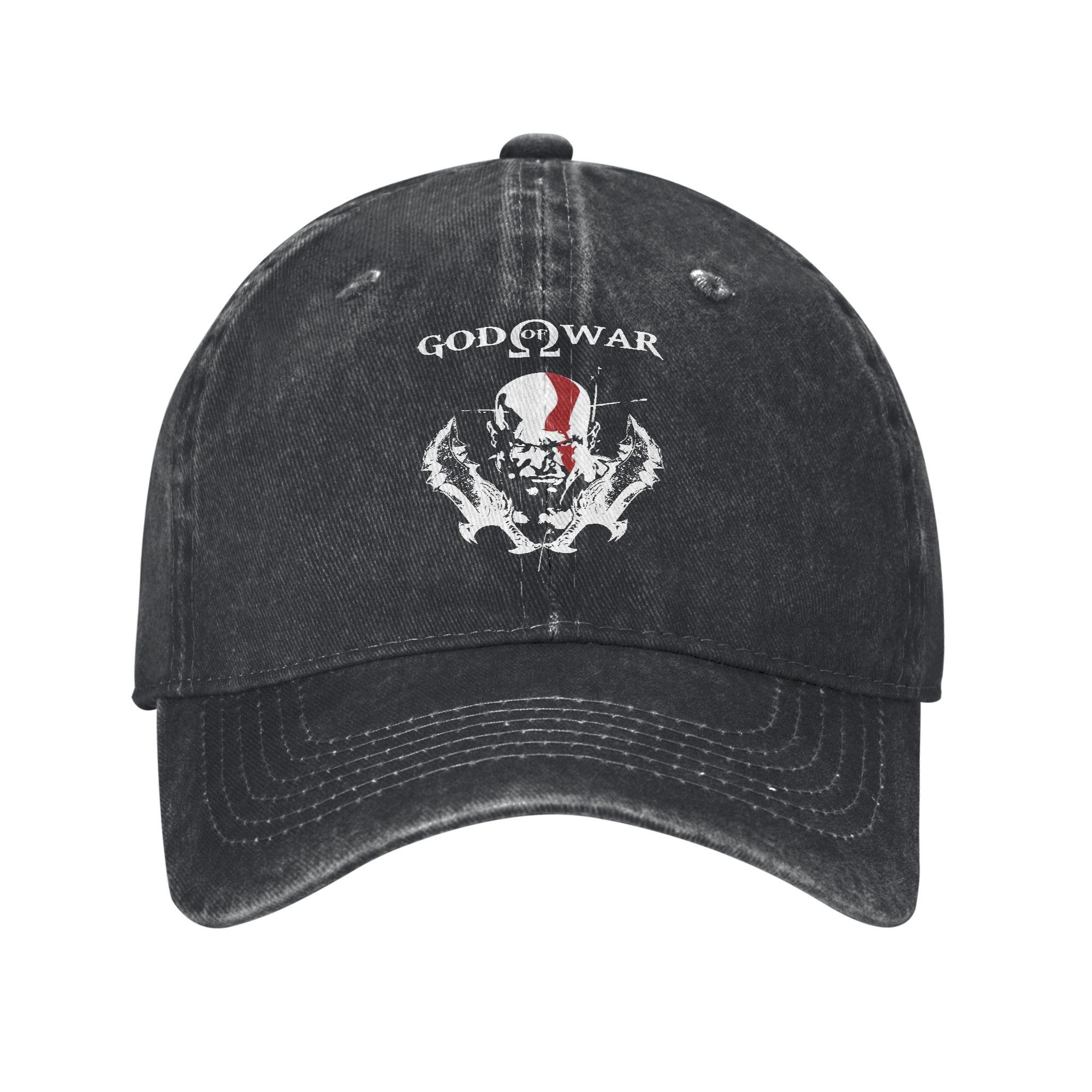 Vintage Kratos God of War Adventure Game Baseball Cap for Men Women Distressed Washed Snapback Hat Workouts Gift Hats Cap One Size
Vintage Kratos God of War Adventure Game Baseball Cap for Men Women Distressed Washed Snapback Hat Workouts Gift Hats Cap One Size