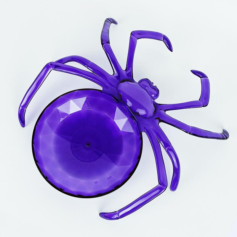 1PC Spider Fruit Plate Halloween Home Decor Plastic Spider Dessert Plate Cake Fruit Plate Snack Plate Atmosphere Decoration Prop фіолетовий
1PC Spider Fruit Plate Halloween Home Decor Plastic Spider Dessert Plate Cake Fruit Plate Snack Plate Atmosphere Decoration Prop фіолетовий