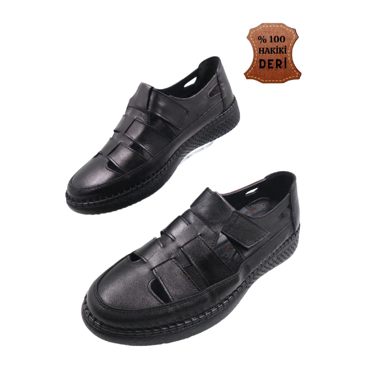 Men s Genuine Leather Black Comfortable Lightweight Summer Sandals Shoes 40 колір візантії 
Men s Genuine Leather Black Comfortable Lightweight Summer Sandals Shoes 40 колір візантії