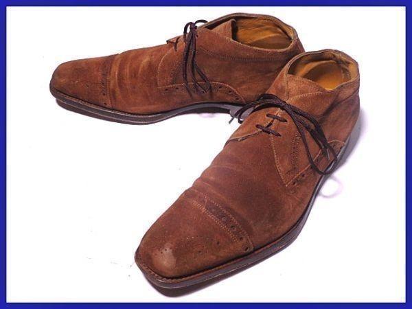 Netherlands Royal VAN BOMMEL Suede Leather Chukka Boots 8.5/27.0 Brown Goodyear Handmade(USED)
Netherlands Royal VAN BOMMEL Suede Leather Chukka Boots 8.5/27.0 Brown Goodyear Handmade(USED)