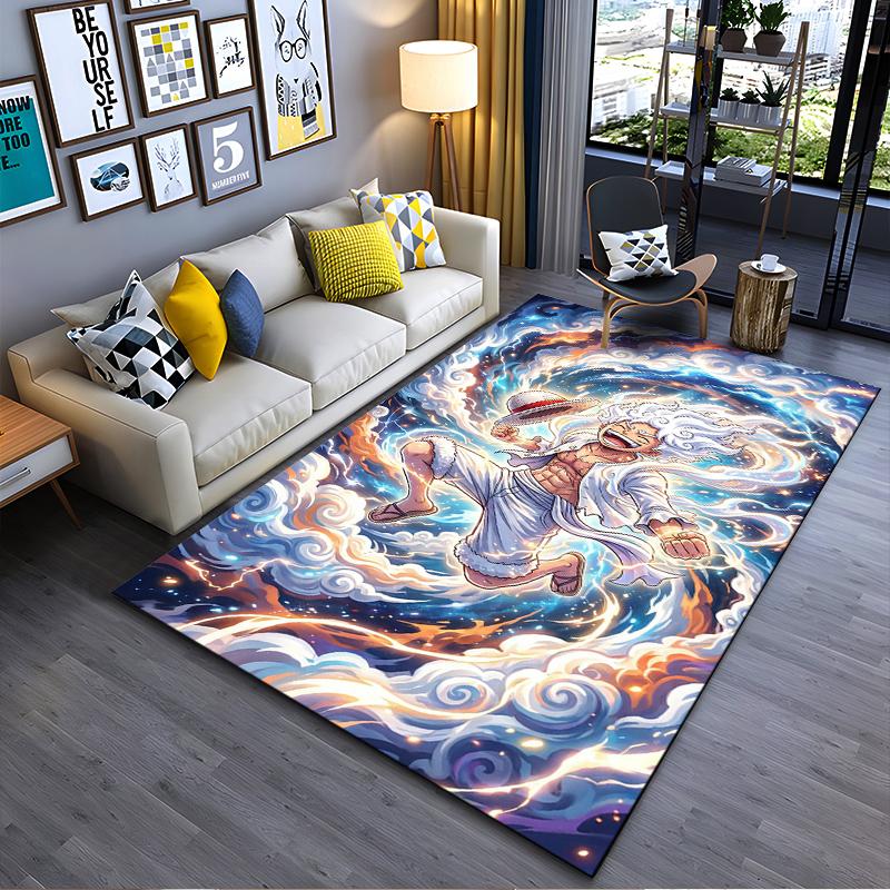 One Piece Gear Fifth Luffy Print Flannel Non-slip Soft Carpet, Machine Washable, Living Room and Bedroom Home Floor Mat 40x60cm( 15x23in )
One Piece Gear Fifth Luffy Print Flannel Non-slip Soft Carpet, Machine Washable, Living Room and Bedroom Home Floor Mat 40x60cm( 15x23in )