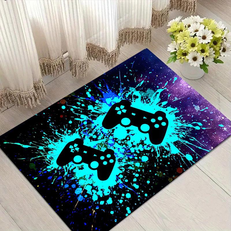 1pc Cool game controller Print, Design Area Rug - Soft, Anti-Slip, and Durable Gaming Room Decor for Bedroom, Living Room 60cm by 90cm
1pc Cool game controller Print, Design Area Rug - Soft, Anti-Slip, and Durable Gaming Room Decor for Bedroom, Living Room 60cm by 90cm