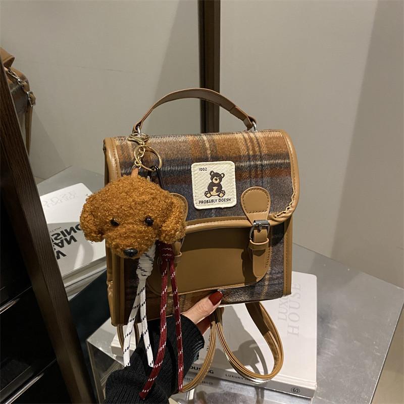 Fashionable Vintage Style Mini Handbag For Women In Black Brown Khaki Pu Leather StyleD,Without Pendant
Fashionable Vintage Style Mini Handbag For Women In Black Brown Khaki Pu Leather StyleD,Without Pendant