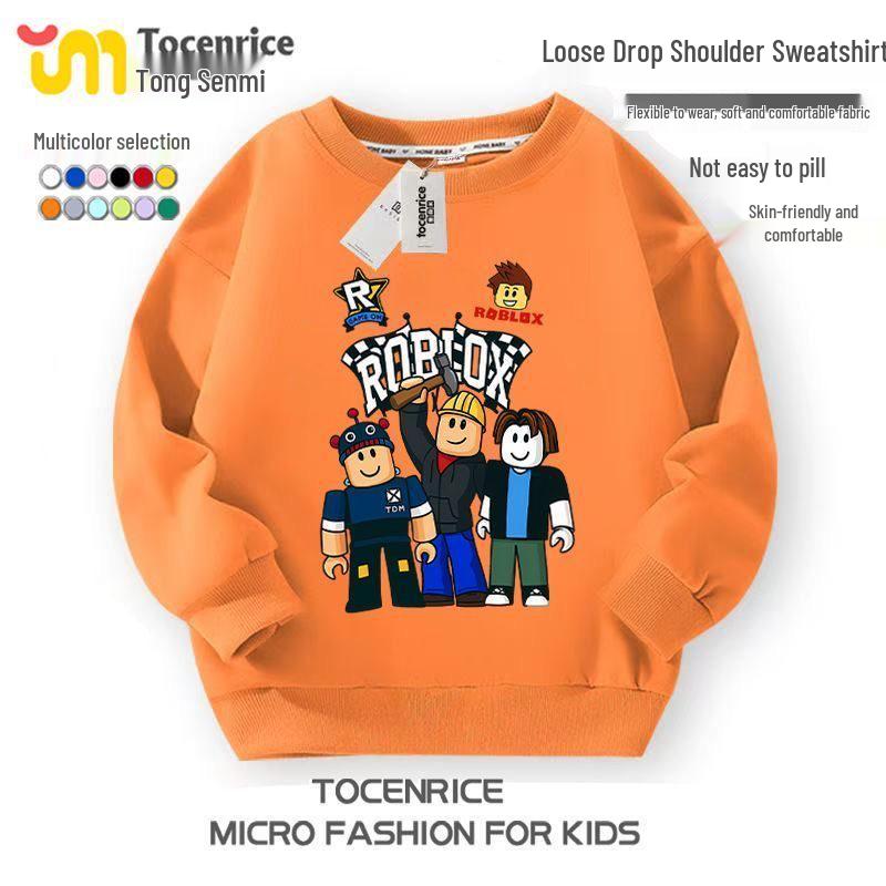 2026 Autumn/Winter Roblox Kids Fleece Hoodie - Medium/Large Boys Trendy Base Layer Top 150cm
2026 Autumn/Winter Roblox Kids Fleece Hoodie - Medium/Large Boys Trendy Base Layer Top 150cm