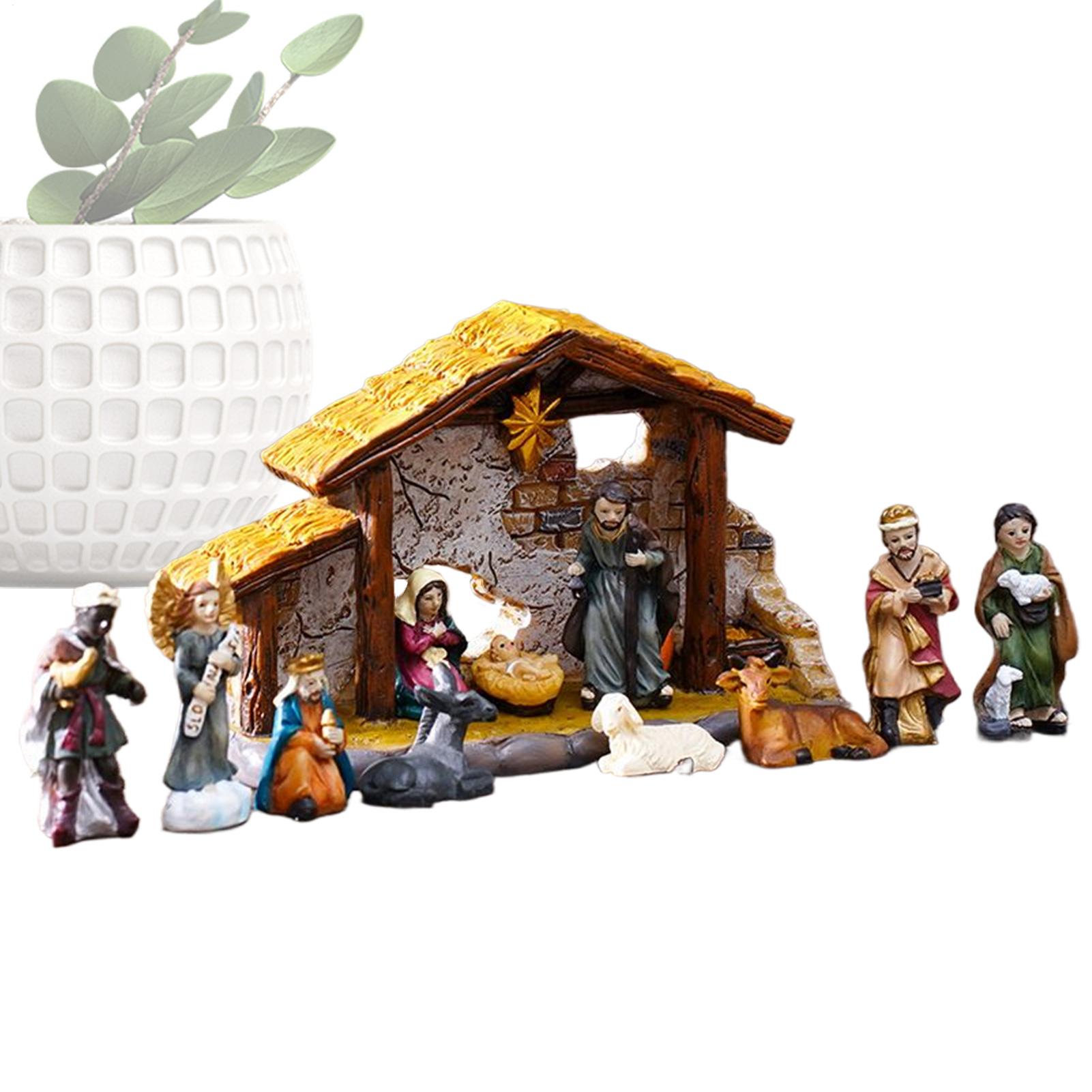 3CM Christmas Nativity Horse Trough Set Ornament Christian Religious Craft Collectible Figurines Resin Christmas Decor Gift China Mainland
3CM Christmas Nativity Horse Trough Set Ornament Christian Religious Craft Collectible Figurines Resin Christmas Decor Gift China Mainland