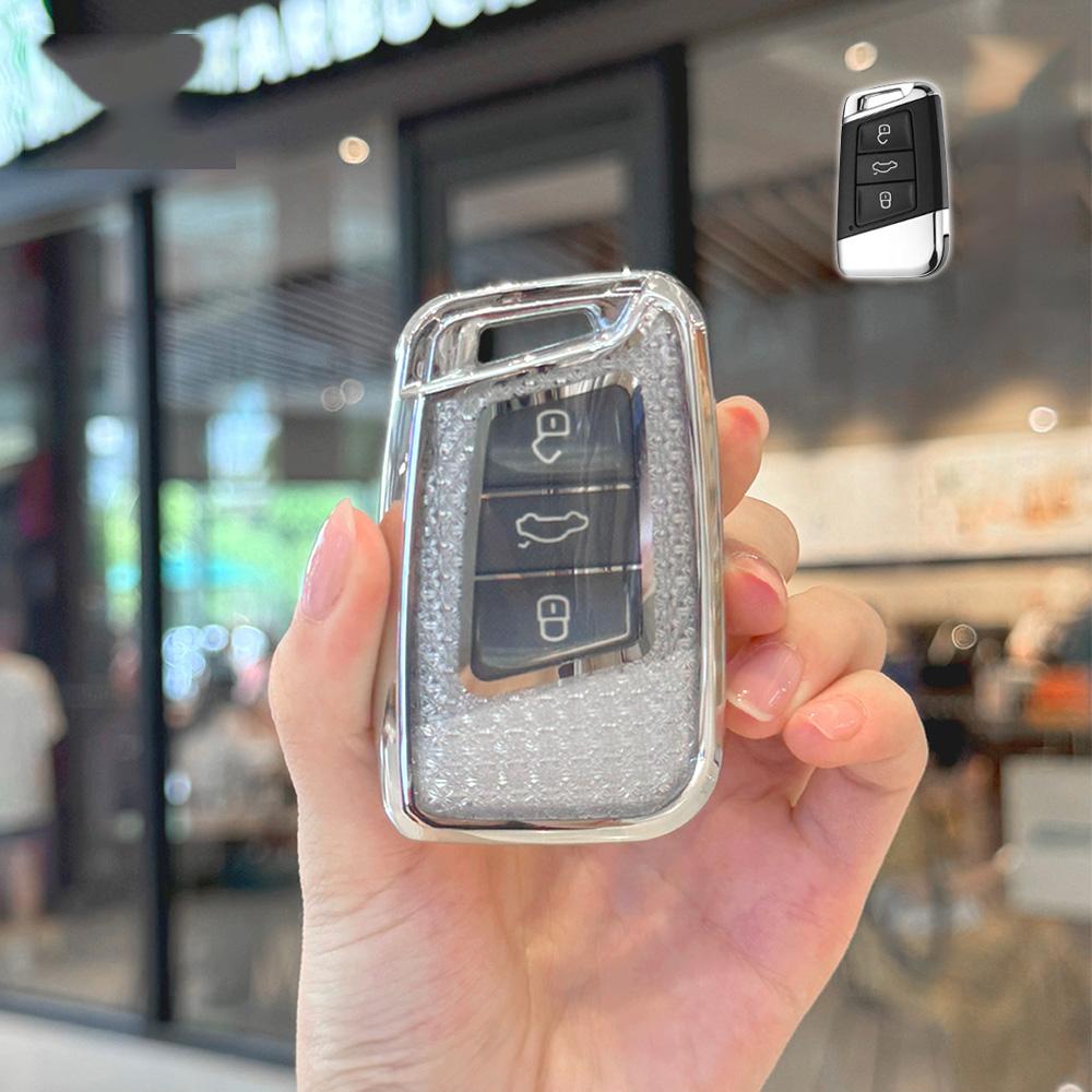 White Diamond TPU Remote Smart for Volkswagen VW Magotan Passat B8 Golf for Skoda Superb A7 Auto Car Key Case Fob Accessories
White Diamond TPU Remote Smart for Volkswagen VW Magotan Passat B8 Golf for Skoda Superb A7 Auto Car Key Case Fob Accessories