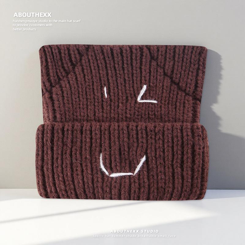 Японская милая улыбающаяся шапка Женская шерстяная шапка Осень и зима Простая повседневная Все сочетается Теплая вязаная шапка Защита ушей Холодная шапка для мужчин M(56-60cm)
Японская милая улыбающаяся шапка Женская шерстяная шапка Осень и зима Простая повседневная Все сочетается Теплая вязаная шапка Защита ушей Холодная шапка для мужчин M(56-60cm)