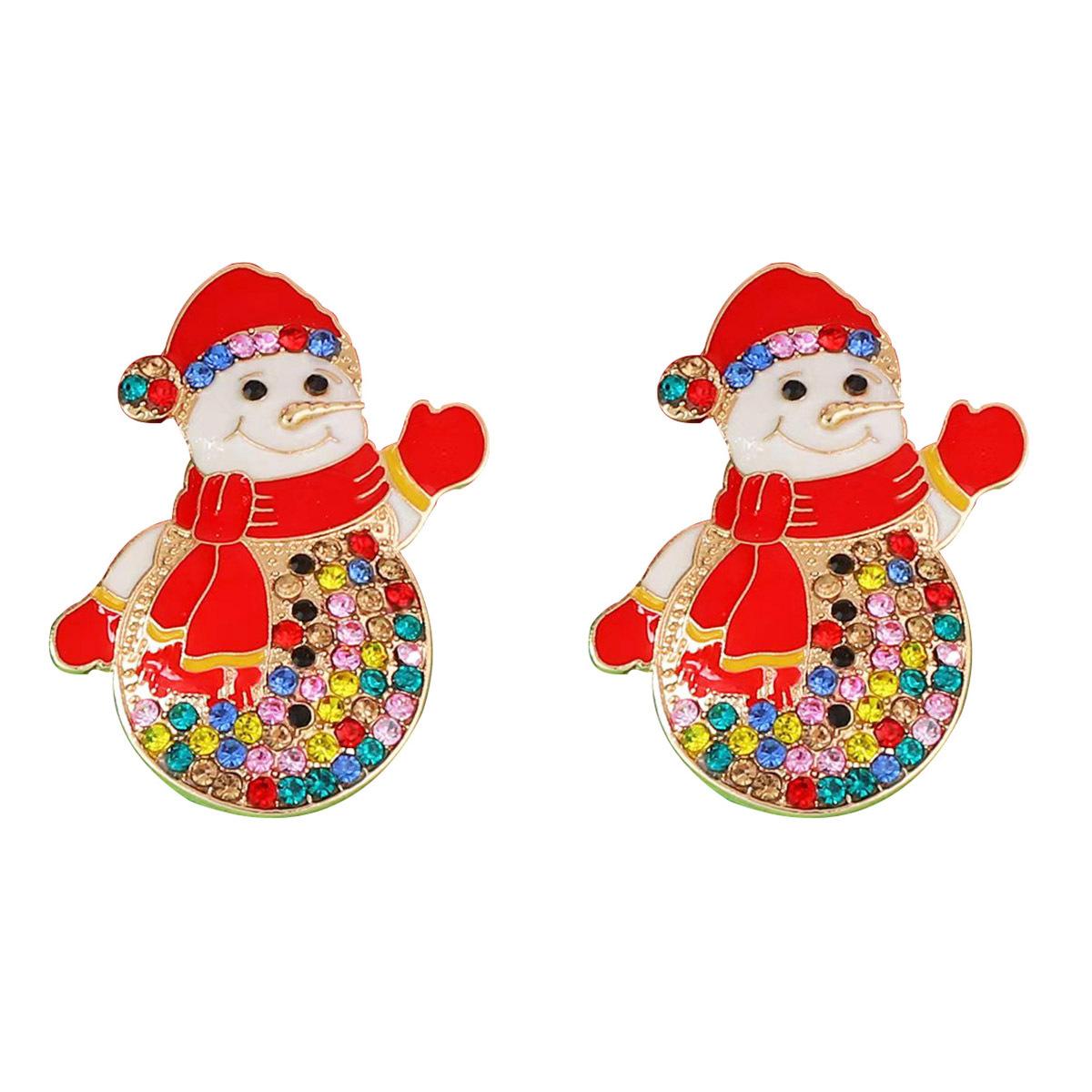 DIGADAGU Metal Christmas Rhinestone Snowman Stud Earrings New Simple Elegant Earrings Women New Year Party Zircon Accessories разноцветный
DIGADAGU Metal Christmas Rhinestone Snowman Stud Earrings New Simple Elegant Earrings Women New Year Party Zircon Accessories разноцветный