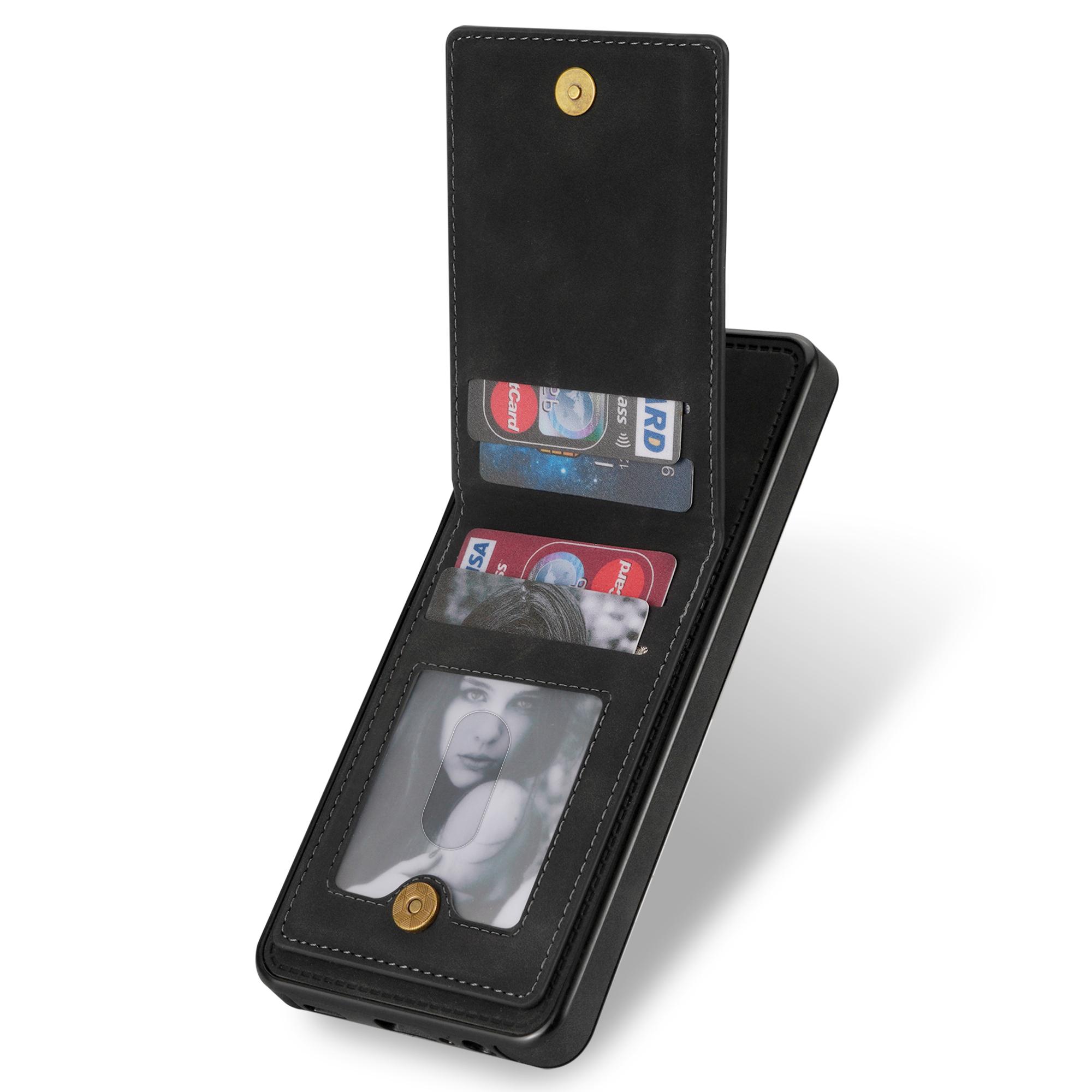 Solid Color Phone Case for Samsung Galaxy S23,Kickstand Design Back Cover RFID Blocking Multiple Card Slots Vertical Flip PU Leather Coated TPU Shell Black
Solid Color Phone Case for Samsung Galaxy S23,Kickstand Design Back Cover RFID Blocking Multiple Card Slots Vertical Flip PU Leather Coated TPU Shell Black