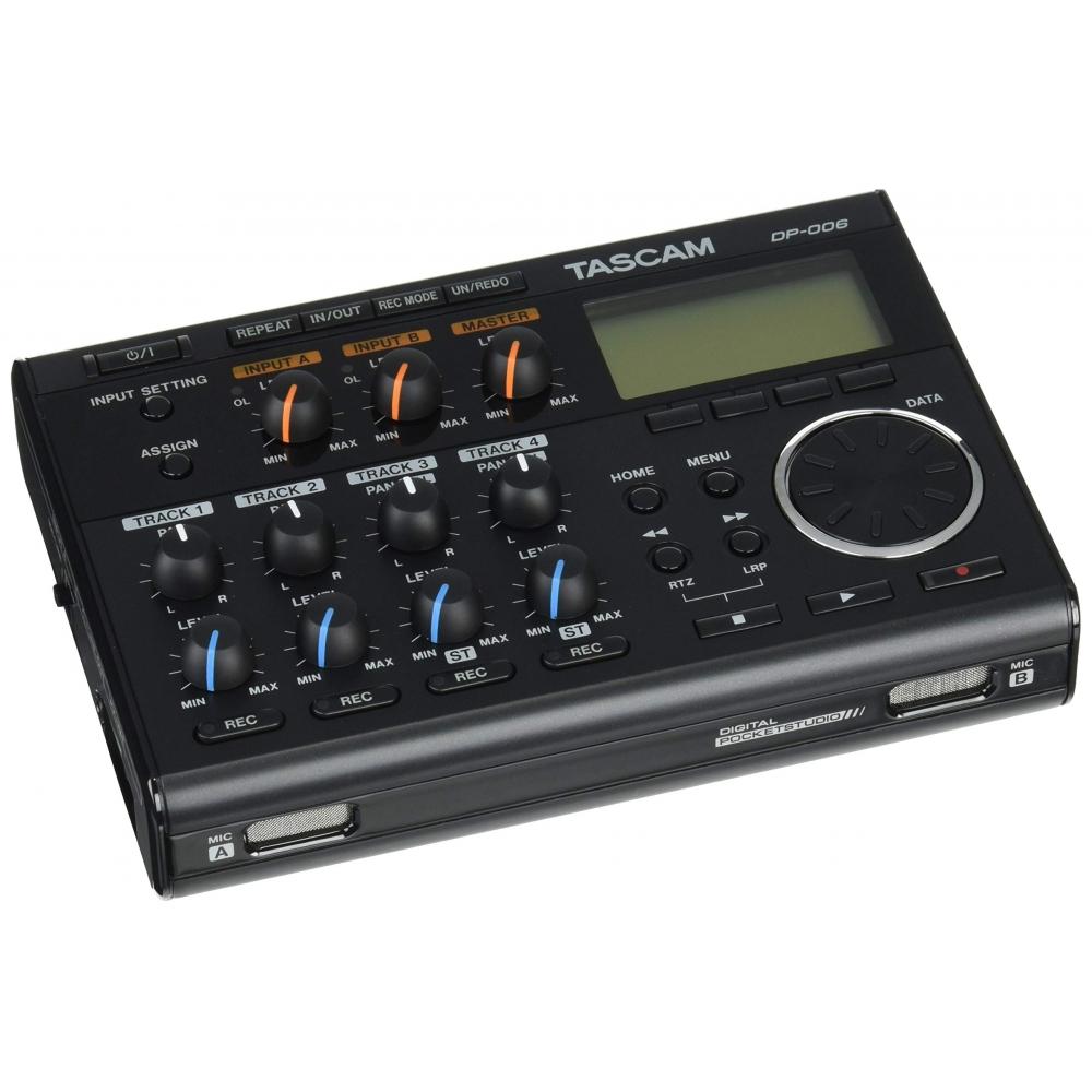 TASCAM 6-дорожечный SDSDHC многодорожечный рекордер DIGITAL POCKETSTUDIO DP-006 
TASCAM 6-дорожечный SDSDHC многодорожечный рекордер DIGITAL POCKETSTUDIO DP-006