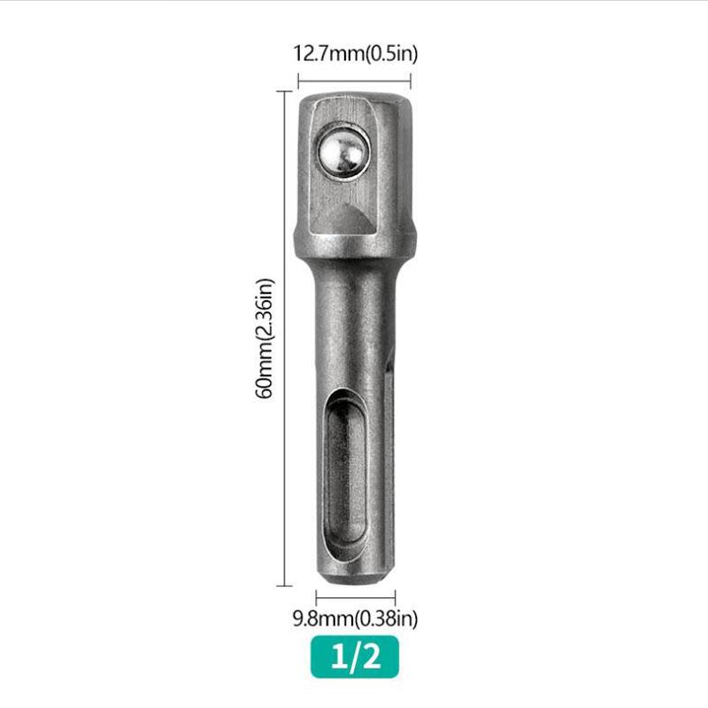Набор адаптеров для головок SDS-Plus Адаптер для шуруповерта Сверло Электрический молоток-конвертер для гаечного ключа Удлинитель Набор для сверления A
Набор адаптеров для головок SDS-Plus Адаптер для шуруповерта Сверло Электрический молоток-конвертер для гаечного ключа Удлинитель Набор для сверления A
