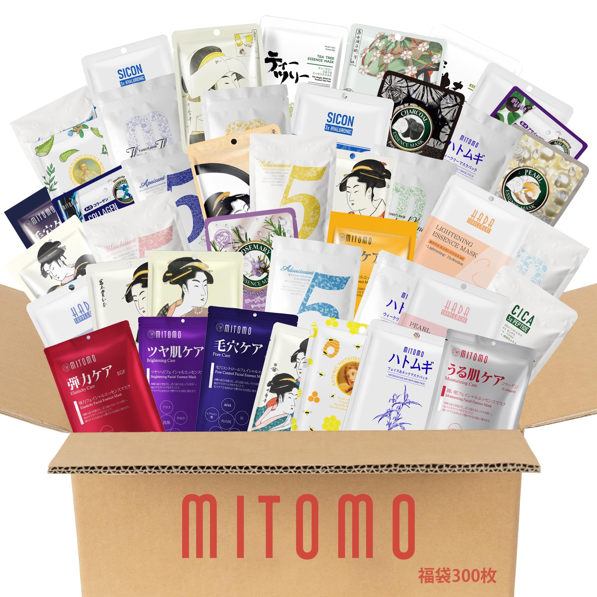 MITOMO Made in Japan Pack of 300 Lucky Bags Beauty Festival Pack Intensive Moisturizing Lucky Bags of 300 Beauty Mask Pack Get Beautiful Skin with One
MITOMO Made in Japan Pack of 300 Lucky Bags Beauty Festival Pack Intensive Moisturizing Lucky Bags of 300 Beauty Mask Pack Get Beautiful Skin with One