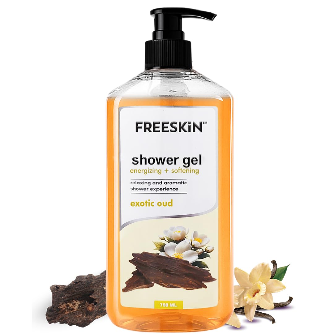 Freeskin Exotic Oud Shower Gel-750ml - Luxurious Body Wash Infused with Rich Oud Essence for Deep Cleansing, Long-Lasting Fragrance, and Nourishe
Freeskin Exotic Oud Shower Gel-750ml - Luxurious Body Wash Infused with Rich Oud Essence for Deep Cleansing, Long-Lasting Fragrance, and Nourishe