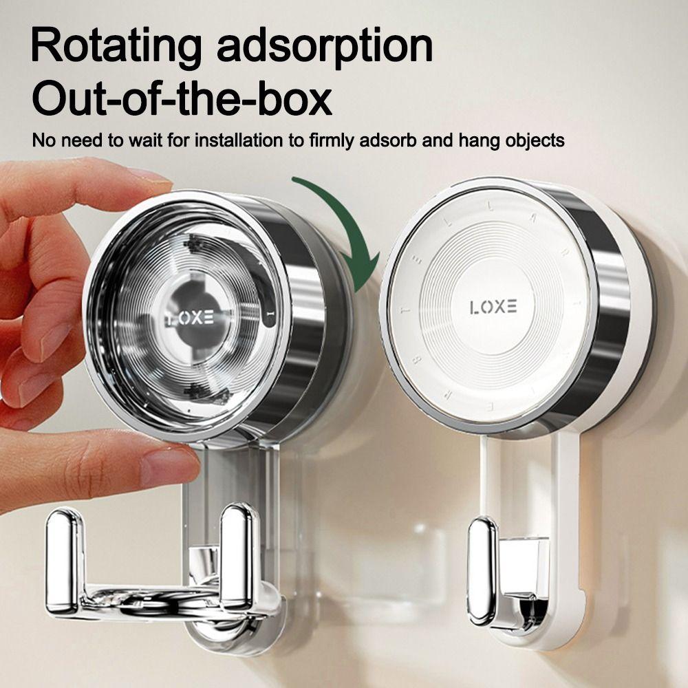 Multifunctional Towel Hanger Reusable Bathroom Hooks New Suction Cup Hooks Home Organizer Grey-Single Hook
Multifunctional Towel Hanger Reusable Bathroom Hooks New Suction Cup Hooks Home Organizer Grey-Single Hook