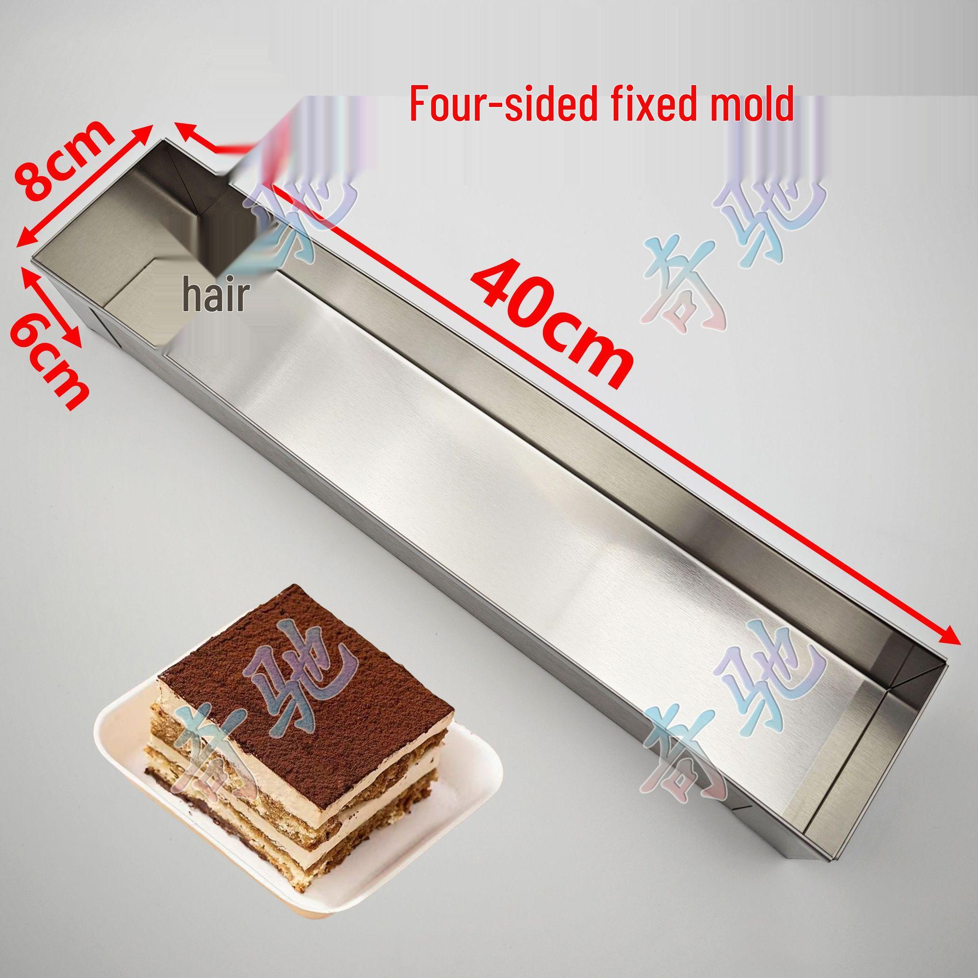 Форма для тирамису из нержавеющей стали 40×10 со съемной крышкой для выпечки прямоугольного торта 1 piece
Форма для тирамису из нержавеющей стали 40×10 со съемной крышкой для выпечки прямоугольного торта 1 piece