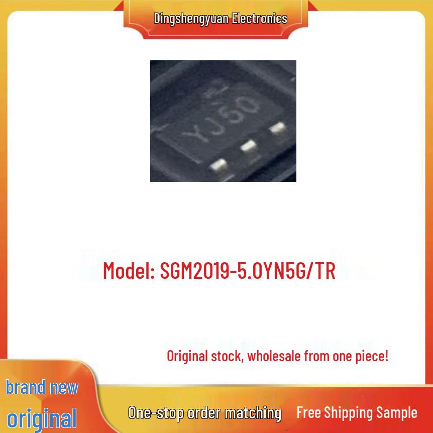 SGM2019-5.0YN5G/TR YJ50 Linear Regulator IC, SOT23-5 Package with Silk Screen
SGM2019-5.0YN5G/TR YJ50 Linear Regulator IC, SOT23-5 Package with Silk Screen