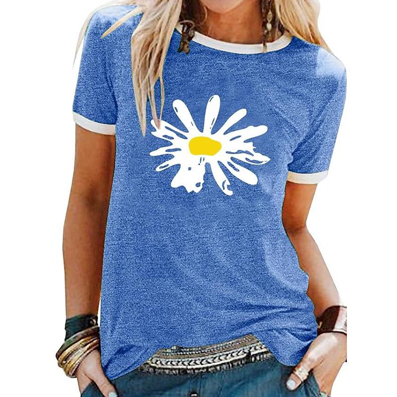 Women Summer T Shirt Daisy Print Retro Fashion Short Sleeve Tees Casual Printed Tops 8XL сірий
Women Summer T Shirt Daisy Print Retro Fashion Short Sleeve Tees Casual Printed Tops 8XL сірий