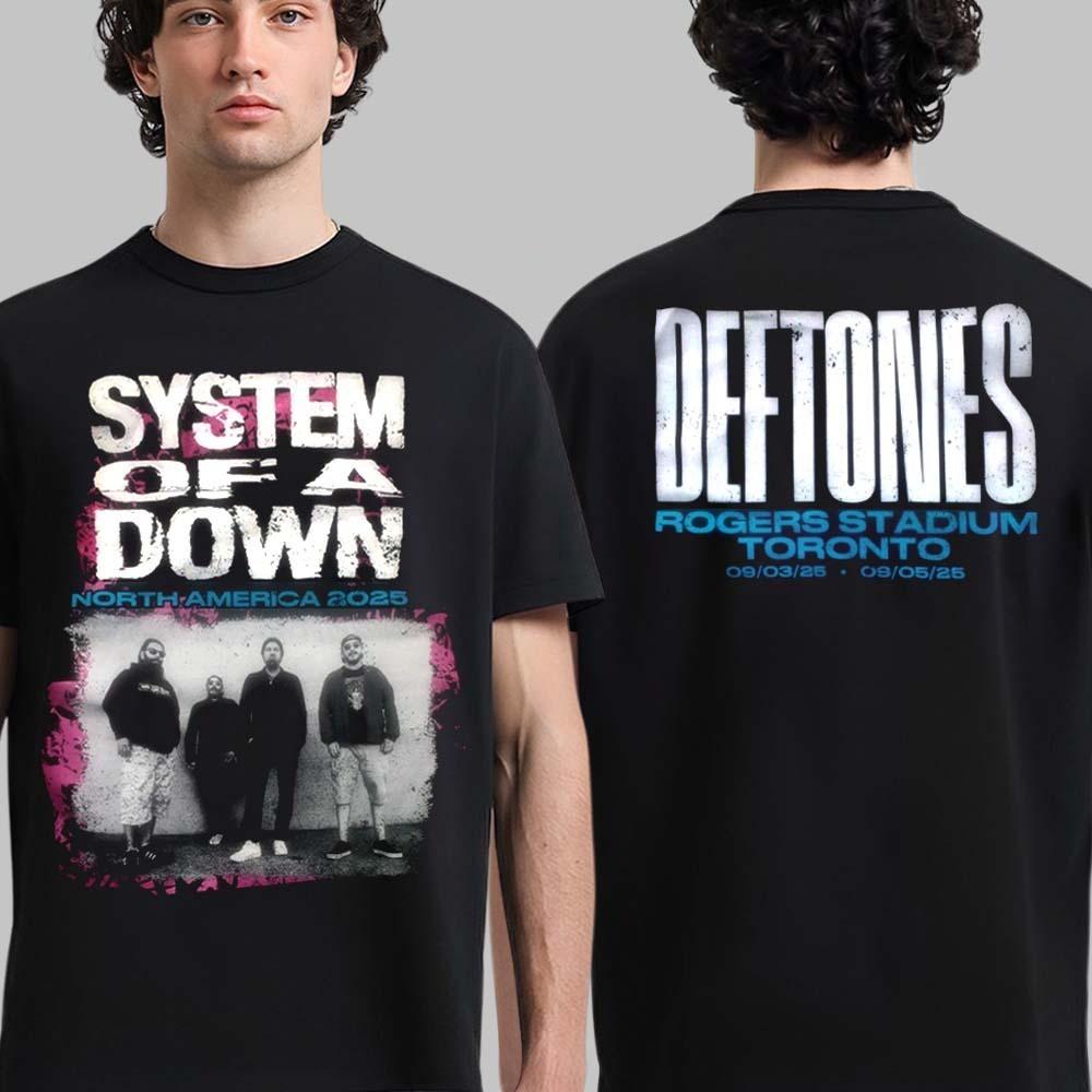Deftones North America 2025 X System Of A Down Toronto Canada 2025 T Shirt. L
Deftones North America 2025 X System Of A Down Toronto Canada 2025 T Shirt. L