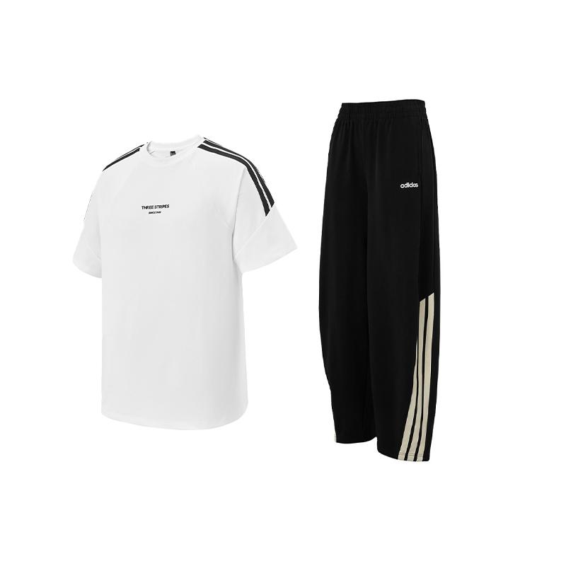 Adidas Skin-Friendly Loose Breathable Striped Short Sleeve Tracksuit Unisex Tracksuit White Black KB8197+KA2589 2XL
Adidas Skin-Friendly Loose Breathable Striped Short Sleeve Tracksuit Unisex Tracksuit White Black KB8197+KA2589 2XL