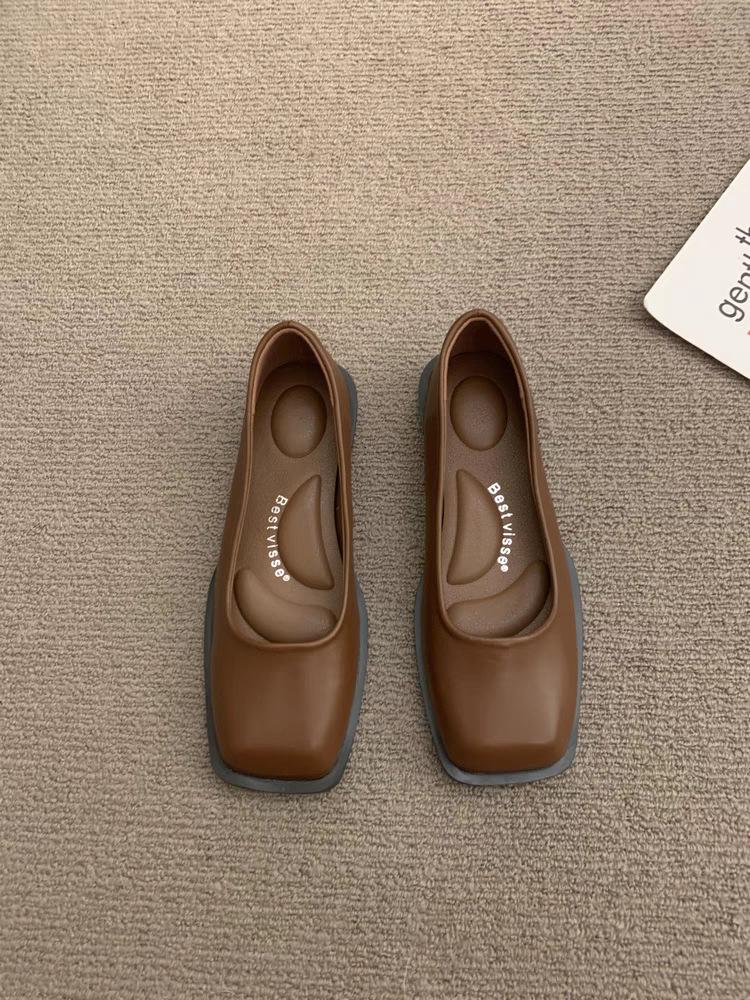 Лето 2025 новые туфли-лодочки в стиле Хепберн с квадратным носком и неглубоким вырезом, женские, французская мода, маленький каблук, маленькие кожаные туфли, женские повседневные туфли 40 светло-коричневого
Лето 2025 новые туфли-лодочки в стиле Хепберн с квадратным носком и неглубоким вырезом, женские, французская мода, маленький каблук, маленькие кожаные туфли, женские повседневные туфли 40 светло-коричневого
