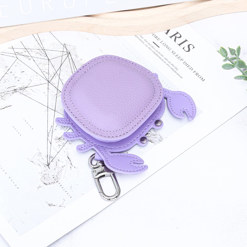 First Layer Cowhide Crab Pendant Keychain & Leather Coin Purse фіолетовий
First Layer Cowhide Crab Pendant Keychain & Leather Coin Purse фіолетовий
