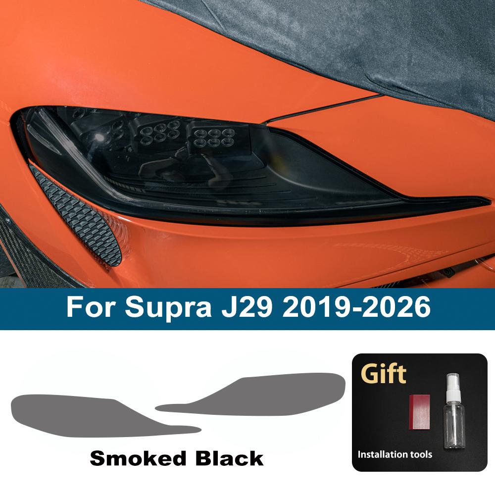 Защитная пленка для фар автомобиля для Toyota Supra J29 2019-2026 Дымчато-черная TPU PPF Готовая к вырезанию Антицарапающая Виниловая пленка для оклейки фар For Supra 19-26 SMK
Защитная пленка для фар автомобиля для Toyota Supra J29 2019-2026 Дымчато-черная TPU PPF Готовая к вырезанию Антицарапающая Виниловая пленка для оклейки фар For Supra 19-26 SMK