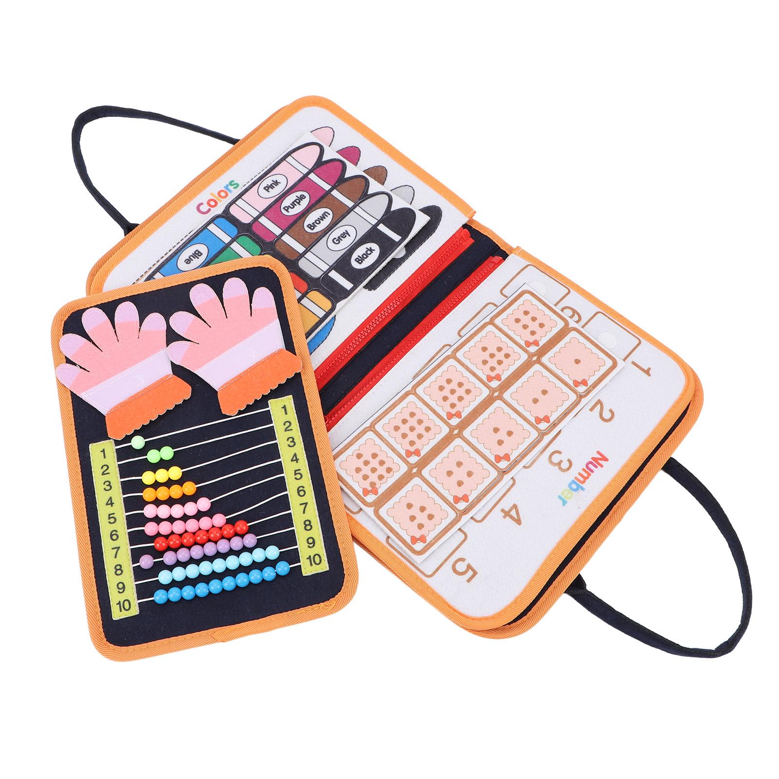 Книга из фетра для малышей, развивающая деятельность, дошкольное обучение, мелкая моторика, сенсорная доска, игрушка
Книга из фетра для малышей, развивающая деятельность, дошкольное обучение, мелкая моторика, сенсорная доска, игрушка