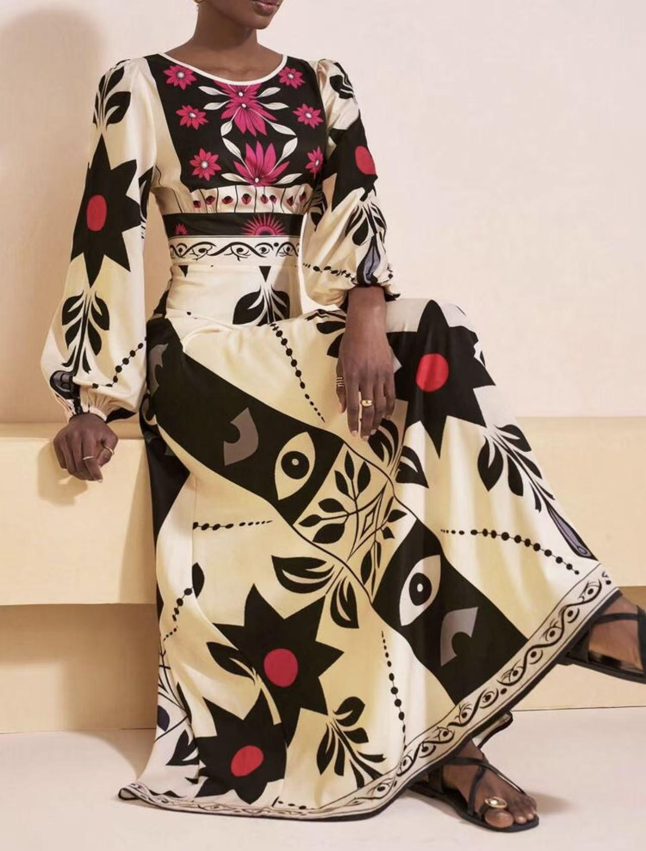 Cross2025 Bohemian Long Sleeve European Holiday Dress L
Cross2025 Bohemian Long Sleeve European Holiday Dress L