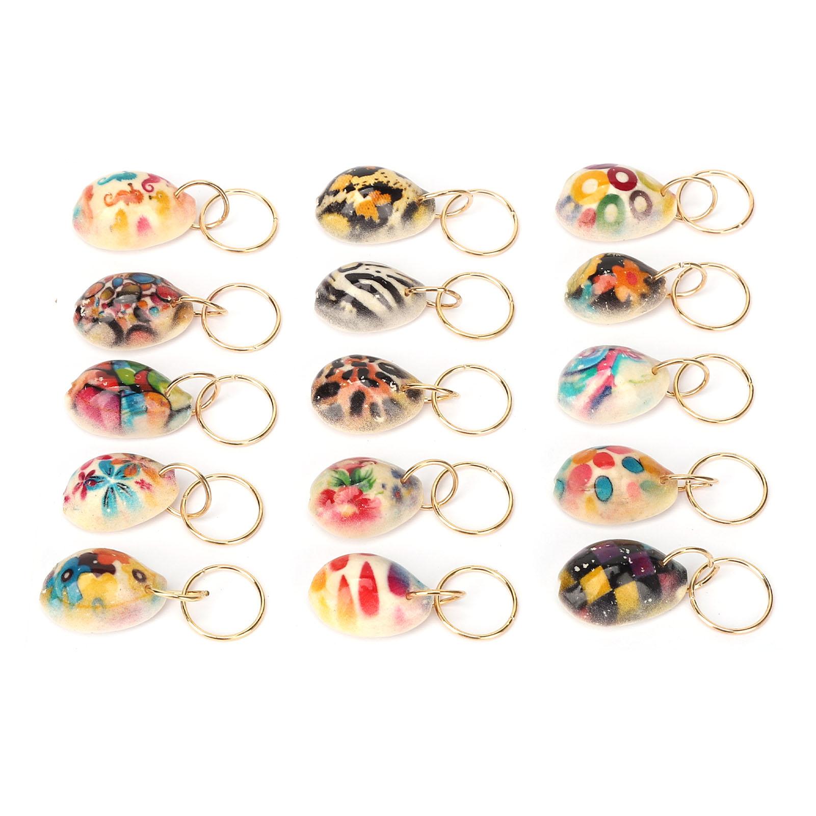 15pcs DIY Hair Braiding Pendant Clips Exqusite Shell Dreadlocks Ring Hair Accessories Decoration
15pcs DIY Hair Braiding Pendant Clips Exqusite Shell Dreadlocks Ring Hair Accessories Decoration