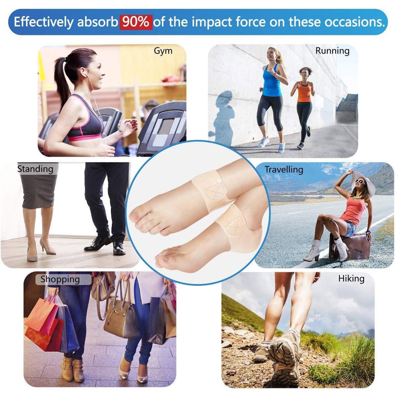 1 Pair Silicone Feet Heel Protective Insoles Heel Cushions Protectors Plantar Fasciitis Heel Pads Heel Cups Sleeves for Cracked Heel Pain R
1 Pair Silicone Feet Heel Protective Insoles Heel Cushions Protectors Plantar Fasciitis Heel Pads Heel Cups Sleeves for Cracked Heel Pain R