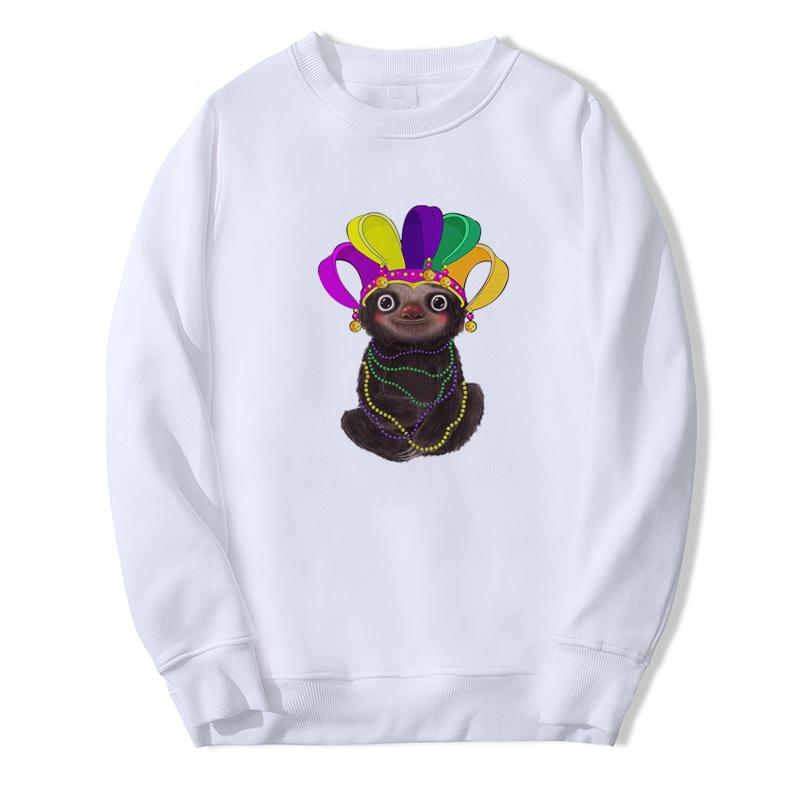 Свитер Harajuku Толстовка с круглым вырезом King Sloth Print Модный свободный белый топ большого размера Xs-5XL
Свитер Harajuku Толстовка с круглым вырезом King Sloth Print Модный свободный белый топ большого размера Xs-5XL