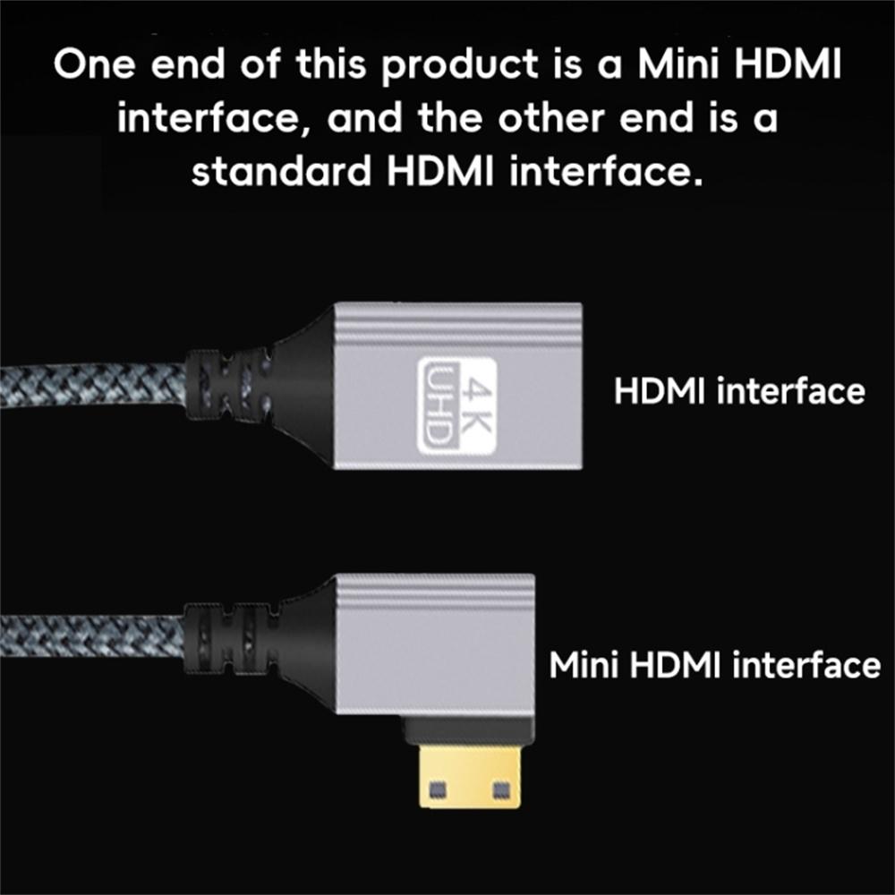 0.2m Right Angled Mini HDMI Male to HDMI Female Adapter Cable HD Video Connection Wire As Shown A
0.2m Right Angled Mini HDMI Male to HDMI Female Adapter Cable HD Video Connection Wire As Shown A