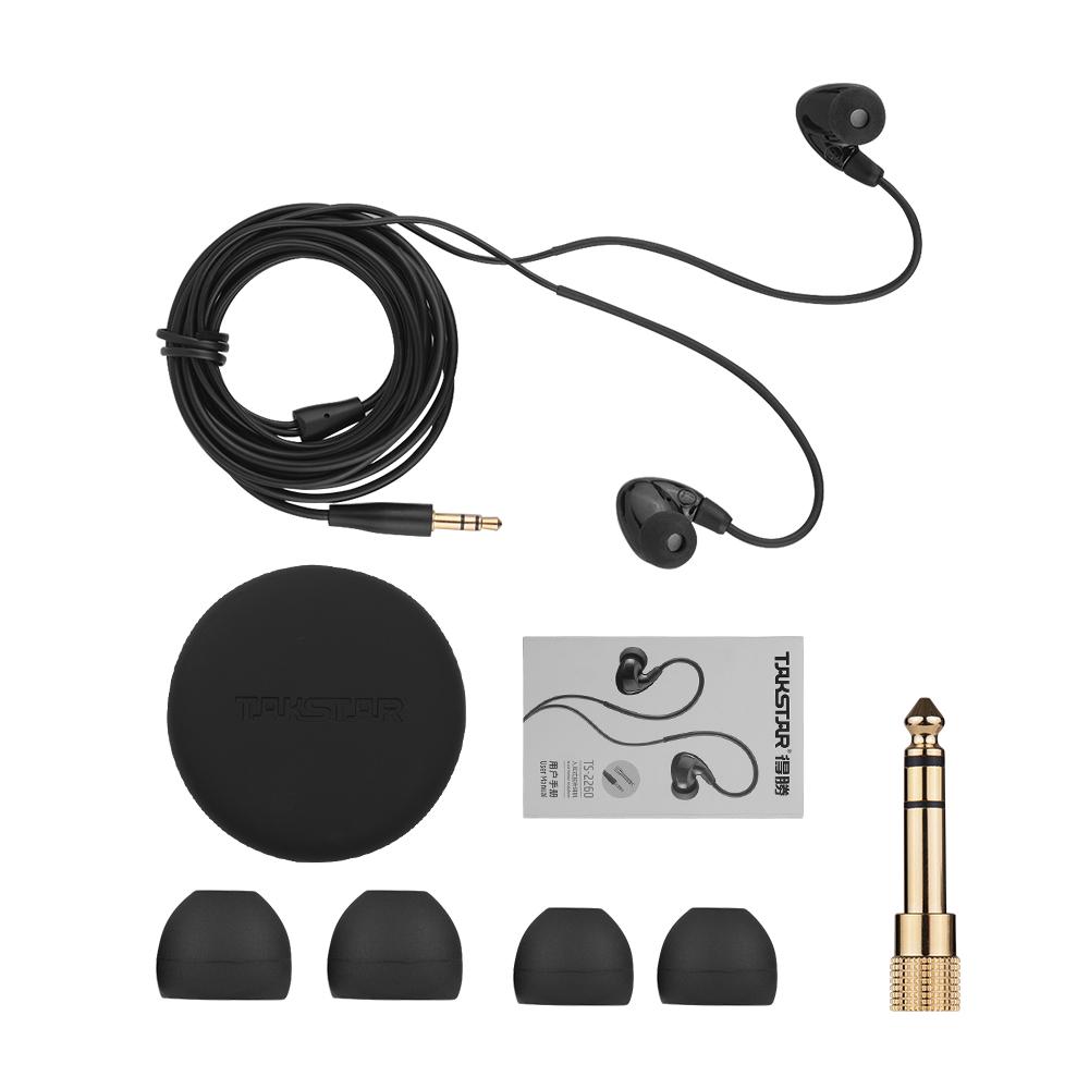 TAKSTAR TS-2260 Наушники-вкладыши Проводные наушники с шумоподавлением и интерфейсным адаптером 6,3 мм для
TAKSTAR TS-2260 Наушники-вкладыши Проводные наушники с шумоподавлением и интерфейсным адаптером 6,3 мм для