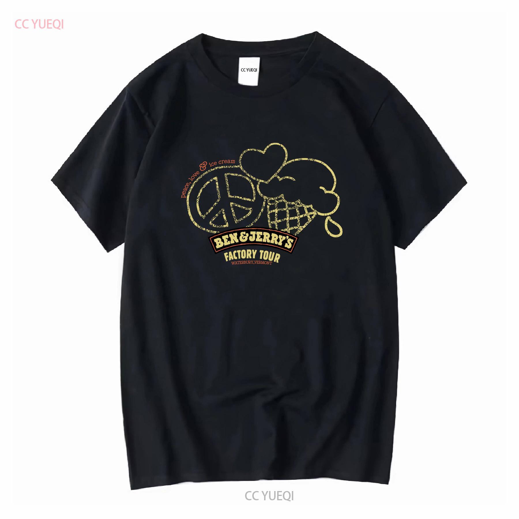 VINTAGE BEN JERRY S ICE CREAM FACTORY TOUR T SHIRT vintage Washed Casual Stylish Versatile Top For Everyday Wear homme 4XL
VINTAGE BEN JERRY S ICE CREAM FACTORY TOUR T SHIRT vintage Washed Casual Stylish Versatile Top For Everyday Wear homme 4XL
