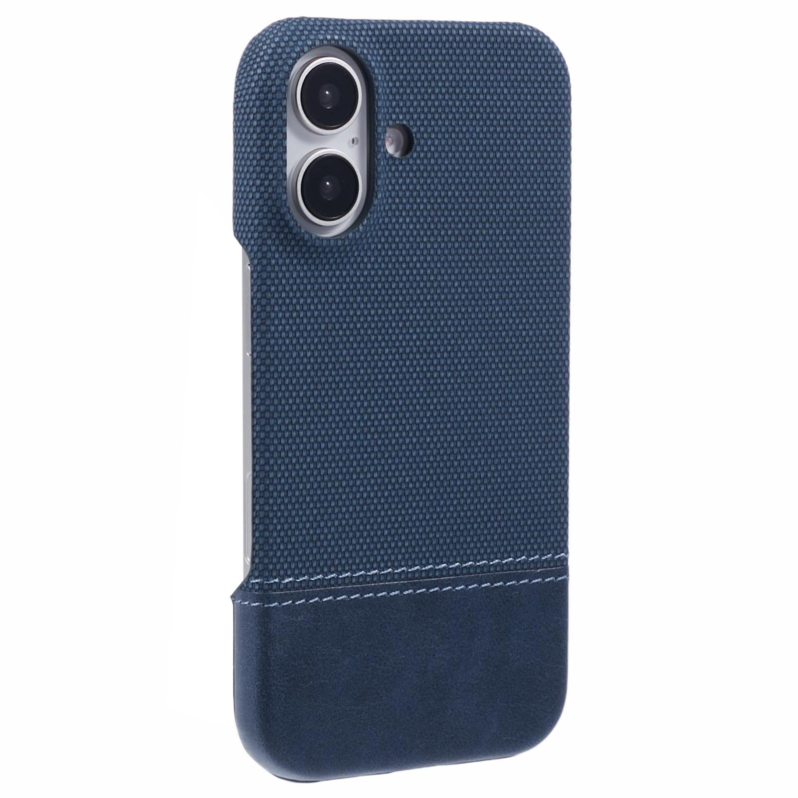 For iPhone 16 Plus Case PU Leather+PC Splicing Anti-Slip Phone Cover Blue
For iPhone 16 Plus Case PU Leather+PC Splicing Anti-Slip Phone Cover Blue