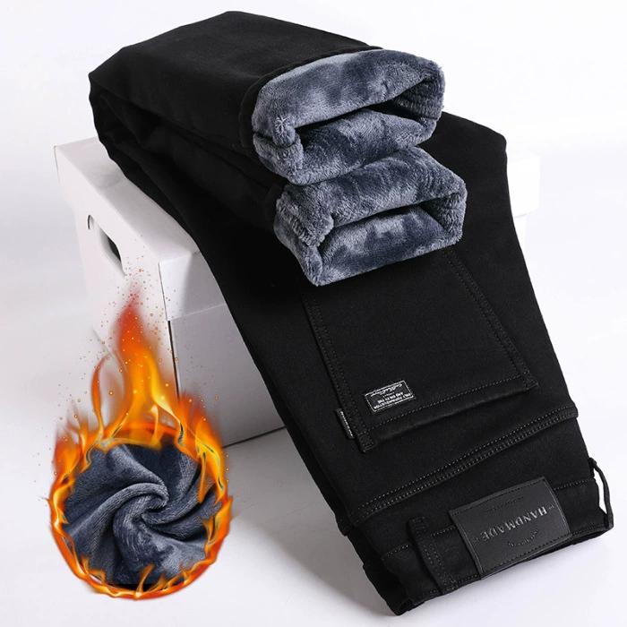 Осень и Зима Плюс Бархат Толстые Мужские Джинсы Облегающего Кроя Прямые Эластичные Черные Брюки 26 чёрный
Осень и Зима Плюс Бархат Толстые Мужские Джинсы Облегающего Кроя Прямые Эластичные Черные Брюки 26 чёрный