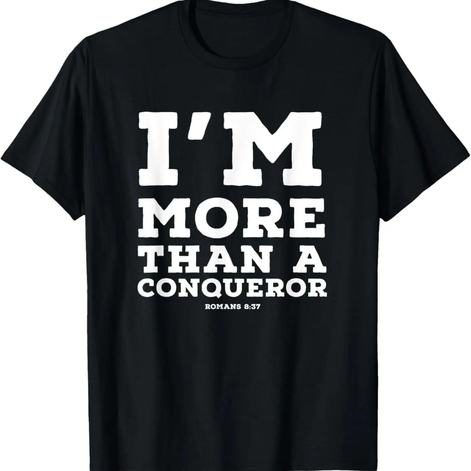 More Than A Conqueror Romans 8_37 Bible Verse Christian T-Shirt XXXXXL чорний
More Than A Conqueror Romans 8_37 Bible Verse Christian T-Shirt XXXXXL чорний