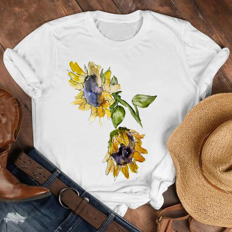 Women Summer T Shirt Trend Sunflower Print Retro Fashion Short Sleeve Tees Casual Printed Tops 8XL помаранчевий
Women Summer T Shirt Trend Sunflower Print Retro Fashion Short Sleeve Tees Casual Printed Tops 8XL помаранчевий