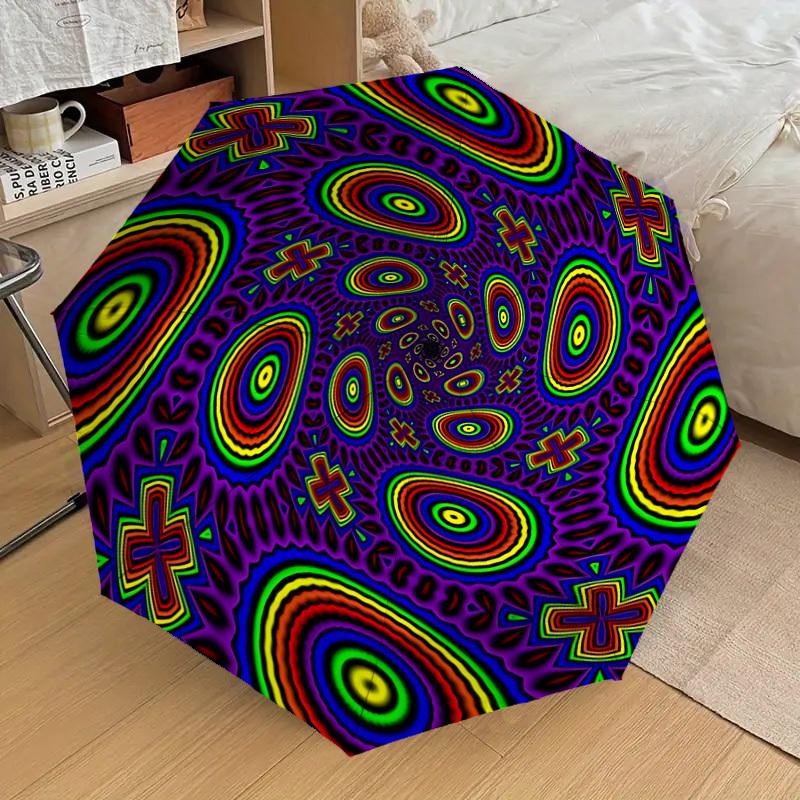 1pc Psychedelic Circles Automatic Folding Umbrella, Casual Outdoor Accessory, Birthday Festival Gift yy251126095
1pc Psychedelic Circles Automatic Folding Umbrella, Casual Outdoor Accessory, Birthday Festival Gift yy251126095