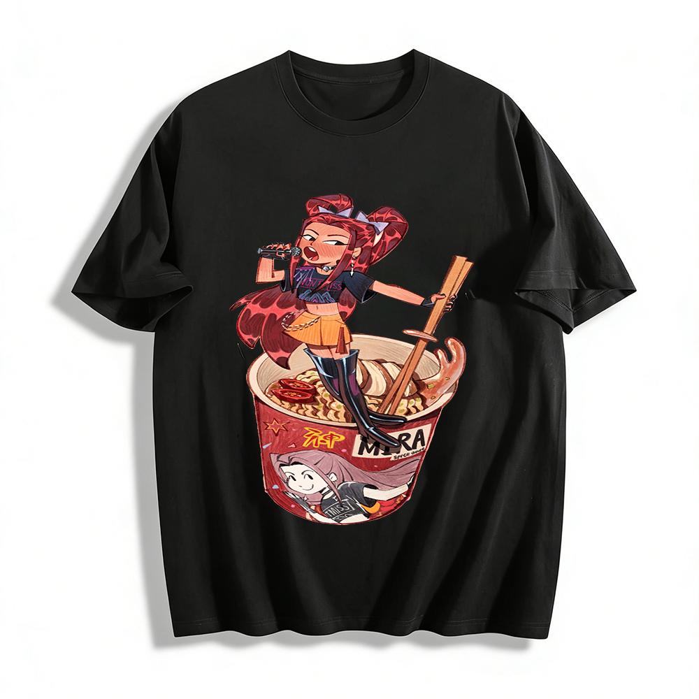 Trendy Rock Girl Stepping on Cup Noodle Print T-shirt Street Style Loose Casual Top for Teens Pure cotton T-shirt XXS
Trendy Rock Girl Stepping on Cup Noodle Print T-shirt Street Style Loose Casual Top for Teens Pure cotton T-shirt XXS